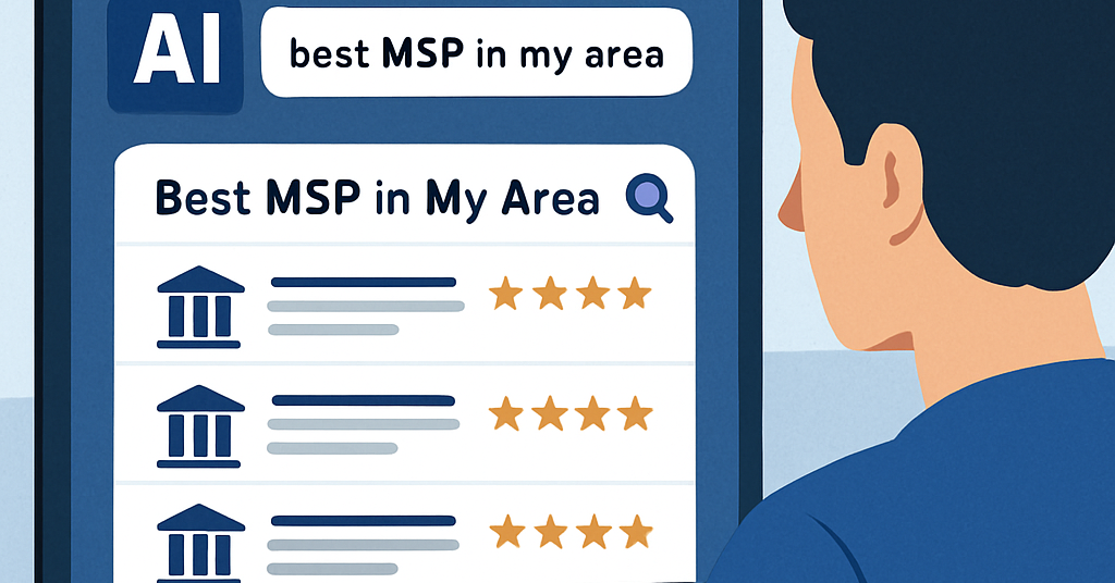 A person using AI to search for the best MSP in my area-1-1